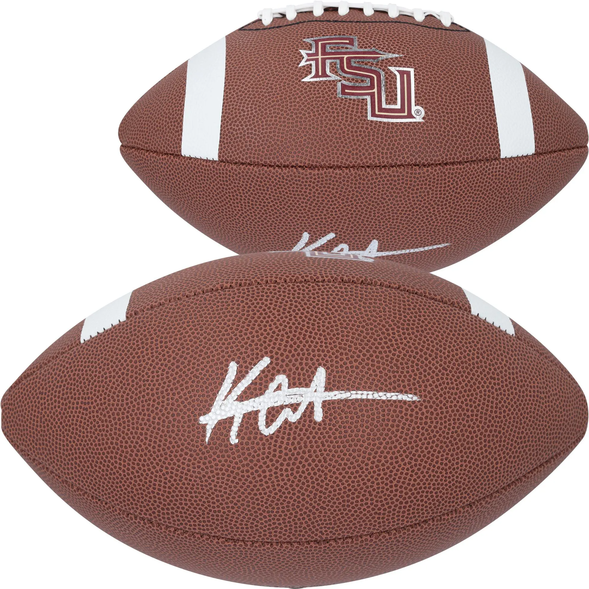 Keon Coleman Florida State Seminoles Autographed Nike Game Football - Fanatics Authentic Certified