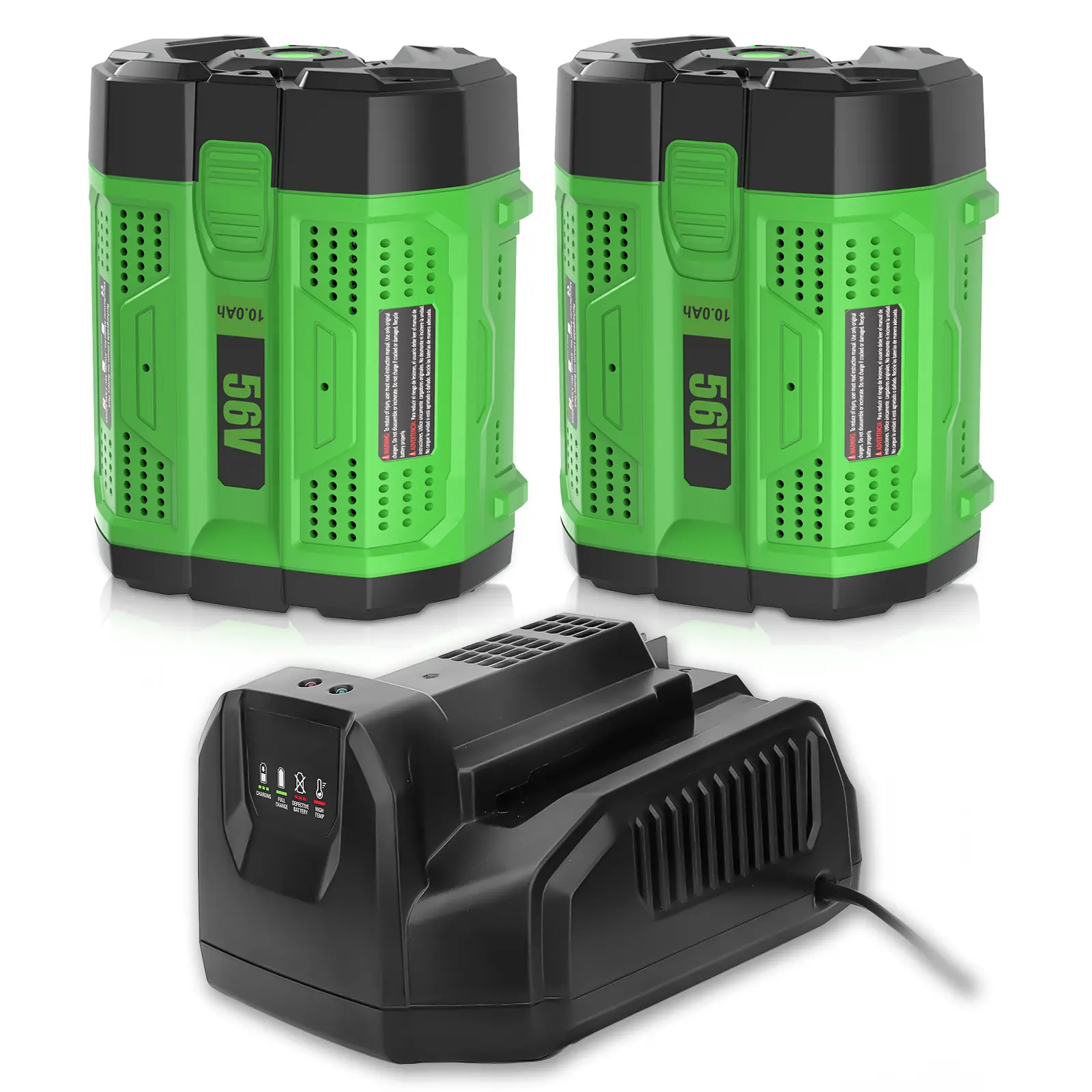 Replacement EGO 56V 10.0Ah Battery & Charger | Compatible with EGO 56V Lawn Mowers, Leaf Blowers, Weed Trimmers