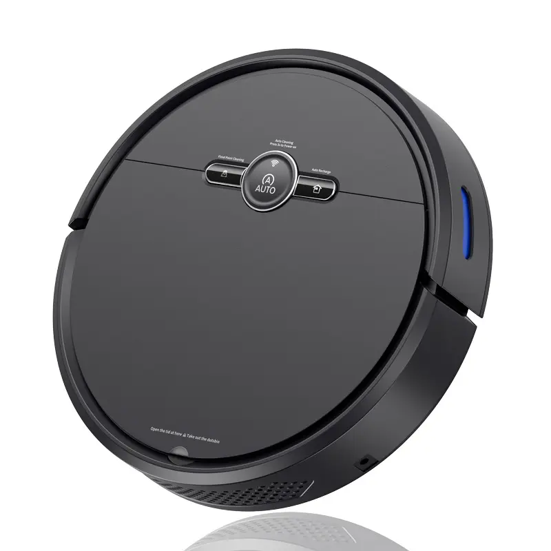 GEERLEPOL D2-001 Robot Vacuum and Mop Combo, Ultra-Slim High Power Vacuum with 2500Pa Strong Suction, Mopping Mode, App & Voice Control, Self-Charging Quiet Robotic Sweeper, Long Run Time for Hardwood Tile Floors Pet Hair