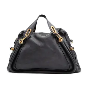 Pre-owned Chloé Leather Shoulder Bags Chloe Calfskin Paraty Medium Shoulder Bag (CH478)