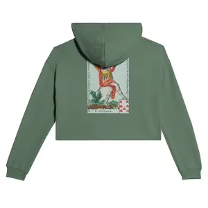 Dancing Hearts Cropped Hoodie