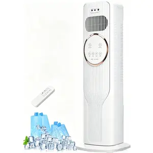2-in-1 Bladeless Tower Fan Heater & Cooler, Dual Heating & Cooling Modes Standing Fan, Quiet Oscillating Design, Fast Warmth & Instant Cooling for Home Bedroom Living Room Office