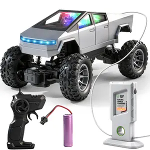 4WD Cyber RC Monster Truck 2.4GHz All Terrain Remote Control Car Rechargeable Toy 4WD Cyber RC Monster Truck 2.4GHz All Terrain Remote Control Car Rechargeable Toy
