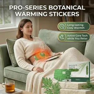 Pro-Series Botanical Warming Stickers - Thermal Patches for Daily Use, 5 Pcs