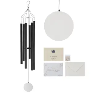 Outdoor Wind Chimes, 66-Inch Aluminum Memorial Deep Tone Wind Chimes For Garden, Patio, And Yard, Weather Resistant And Durable, Soothing Resonant Tones, Outdoor Decor Gift For Memorials And Special Occasions