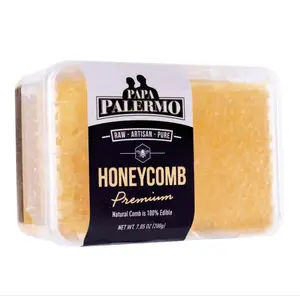 Papa Palermo Honeycomb 100% Edible, All-Natural, Gourmet Raw Honeycomb, No Additives, No Preservatives - 7.05 oz