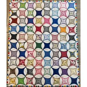Cathedral Window Table Topper or Wall Hanging