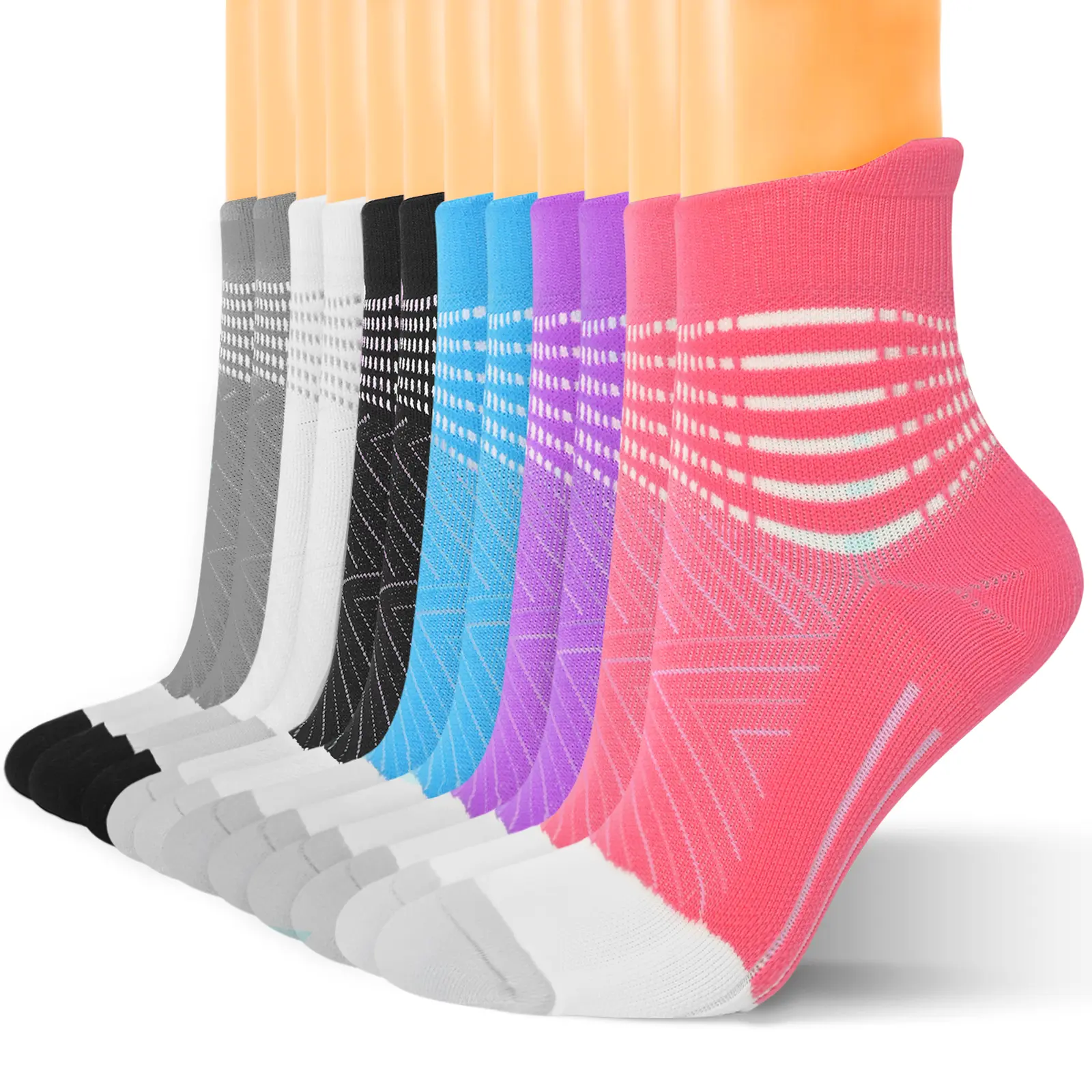 Pink+Purple+Blue+Black+White+Grey-6 Packs