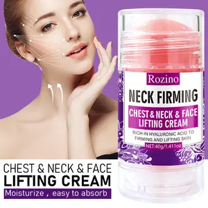 ROZINO-Purple Chest Neck & Face Firming Cream Stick YIMEI Hyaluronic Acid Lifting Formula for Chest Neck & Face Firming Moisturizing Easy Absorb Skincare Solution Body Care Moisture Cosmetic Hydrating - Convenient Convenient