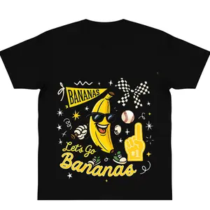 oversize cotton Savannah Banana Baseball graphic tees funny Shirt Sports Team Mascot Game Day Tee Baseball Fan Classic Gift  y2k  fashion Streetwear Casual Top Trending