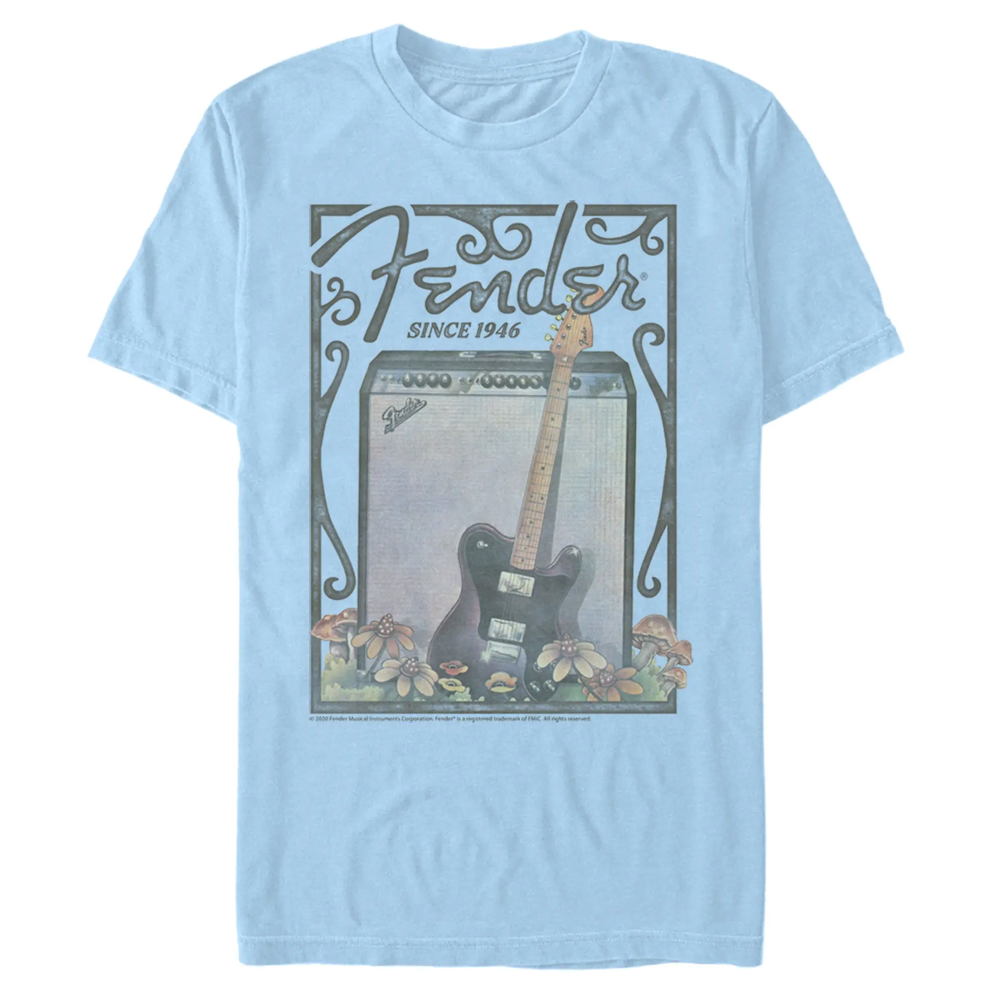Men's Fender Since 1946 Retro Poster T-Shirt