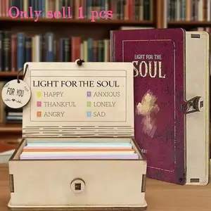 Bible Verse Box Set for Men and Women, Daily Inspiration Prayer Box, Catholic Easter Gift, Christian Bible Text Praying Box