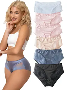 Women's Underwear Elegant Sexy  Women's Pants Romantic Lace Edging Design Soft Breathable Elasticity Comfort