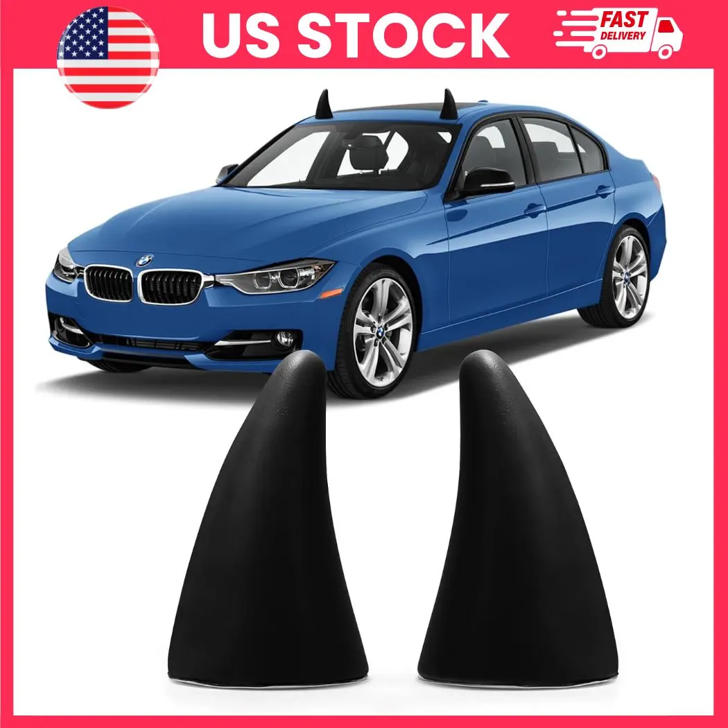 3D Devil Horns Car Sticker, Universal Foam Roof Decoration with Adhesive Mount, Removable Car Exterior Accessory for Cars, Motorcycles & Helmets, Classic Black | car devil horns,3d car sticker,car roof decoration, roof sticker,universal car accessory