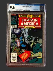 CGC 9.6 Captain America #360 Marvel 1989 | 1st Full Crossbones App | Investment Grade Slab