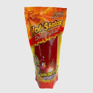 Parga Hot Cheetos Pickle - The Best Hot Shetoz Dill Pickle Flavor - Taste of Brownsville - 0.16 Oz Pickled Snacks