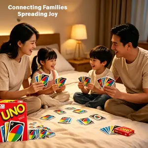 Mattel UNO Card Game, 112 Cards, Family Party Board Game with Wild Cards, Fun for All Ages, Perfect for Game Nights, Birthdays & Holiday Gifts