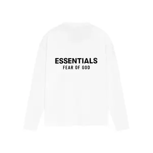 Fear of God Essentials Classic Long Sleeve Tee Bright White