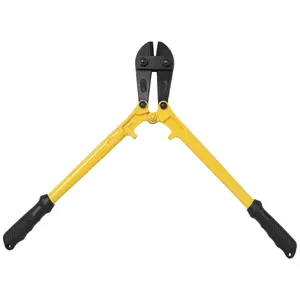18" Heavy-Duty Medium Bolt Cutter, Ergonomic Soft Rubber Grip Handle for Fence, Steel Wire, Medium Padlocks (Home Improvement Building Supplies Accessory)