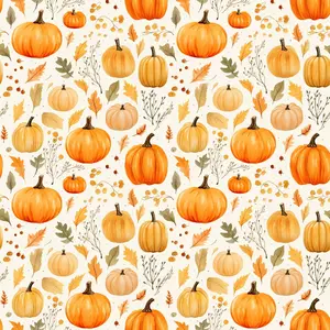 Vintage Autumn Pattern 9 Quilting Cotton Fabric