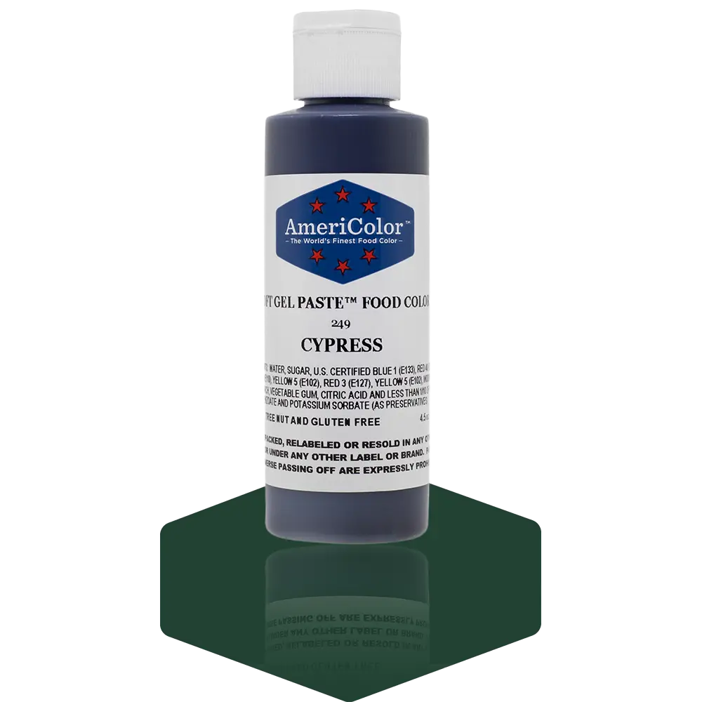 AmeriColor, Cypress, 4.5 Ounce, Soft Gel Paste Food Color