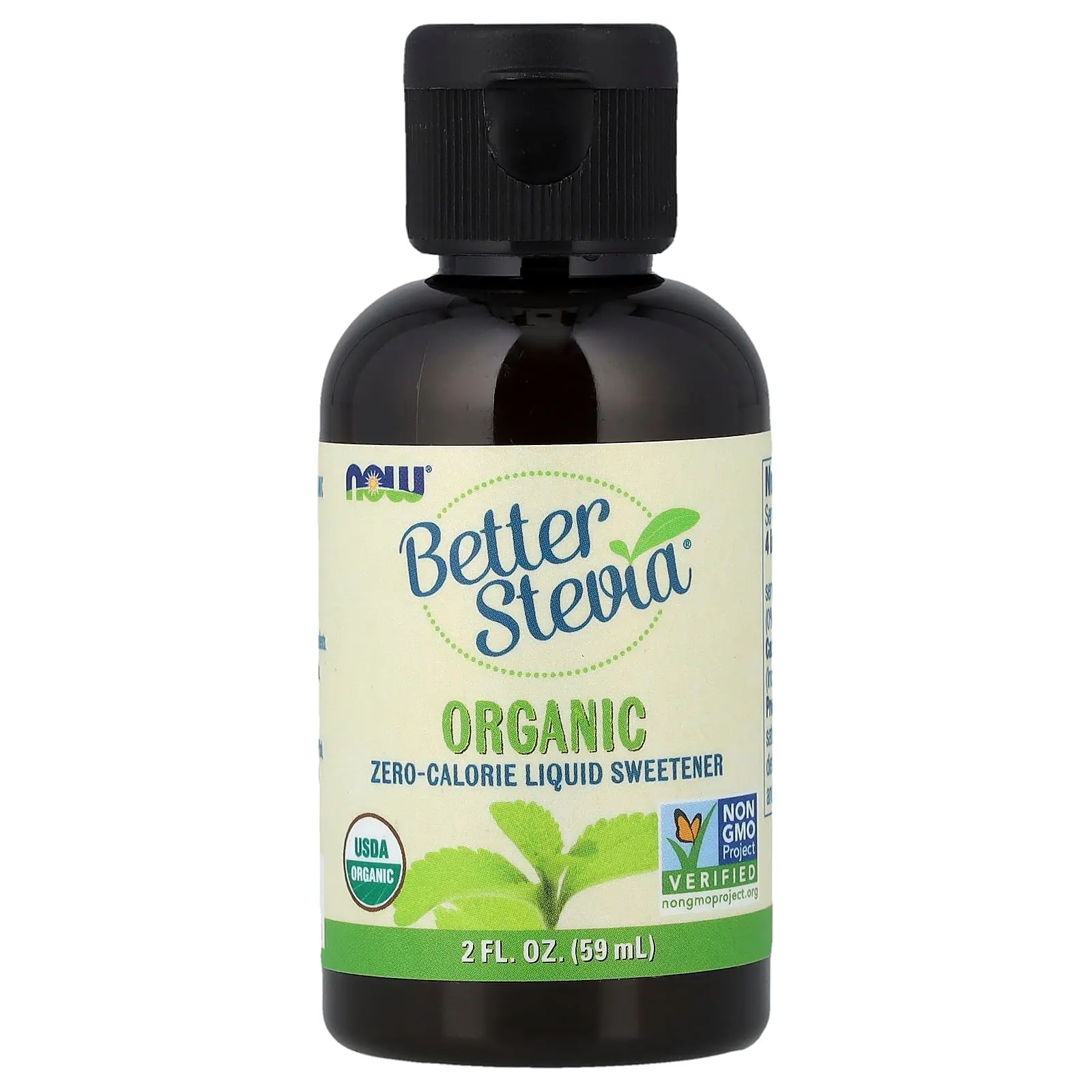 NOW Foods Organic Better Stevia®, Zero-Calorie Liquid Sweetener, 2 fl oz (59 ml) NOW Foods Organic Better Stevia®, Zero-Calorie Liquid Sweetener, 2 fl oz (59 ml)