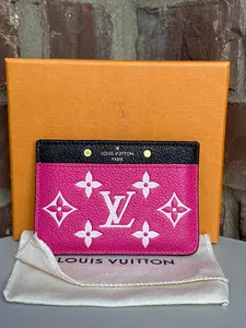 Pre-owned Louis Vuitton Leather Small Leather Goods Spring In The City Cardholder 79892
