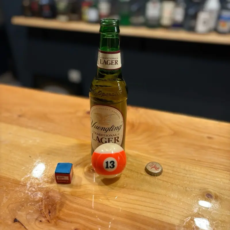Number 13 Pool Ball Bottle Opener