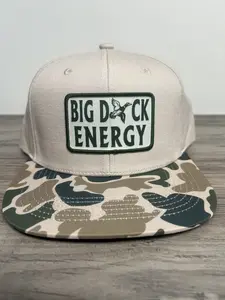 Big Duck Energy Sublimated Patch on Khaki/Camo Riverbed Threads Hat