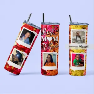 Custom 20 oz photo tumbler cups Drinkware
