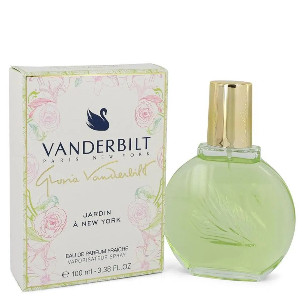 212 MAIN Gloria Vanderbilt Jardin A New York Women's EDP Perfume, 3.4 oz, Floral Fragrance with Gardenia Scent