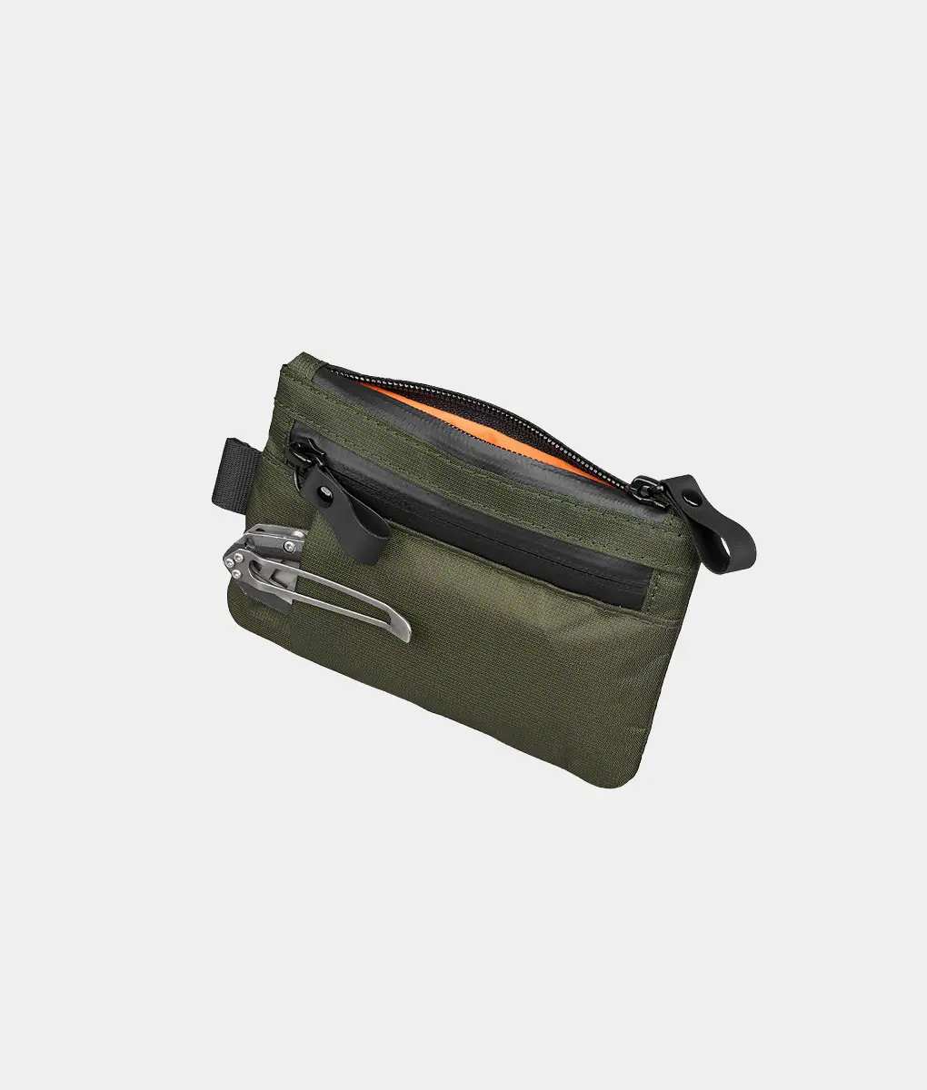 Ultradyne Zip Pouch Pro - Men's Clutch Bag, Compact Luggage Accessory with Secure Storage, Extra Pocket, Multi-Compartment Design for Minimalist Decluttering