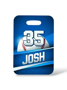 Classic Baseball Bag Tag