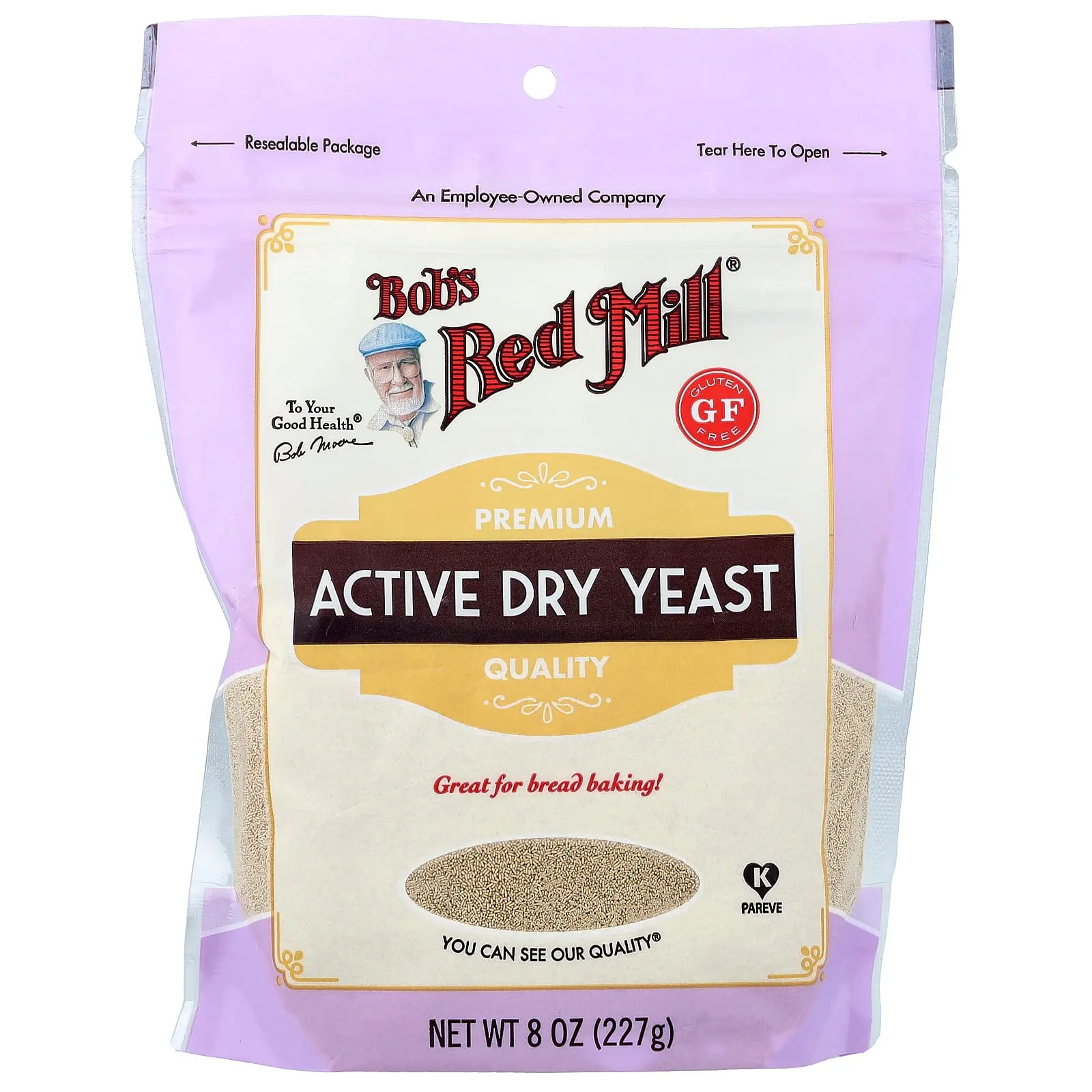 Bob's Red Mill Active Dry Yeast, Gluten Free, 8 oz (227 g)