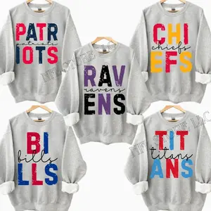 First Down Football Pullover Retro Style Crewneck , Vintage All Team Football Sweatshirt , Sports Home Town, Custom Team, Perfect Gift for Football Fans VC