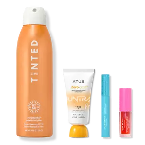 Ulta Beauty Bundle: Sunkissed Beauty– Spf 50 Sunscreen, Waterproof Mascara & Lip Stain