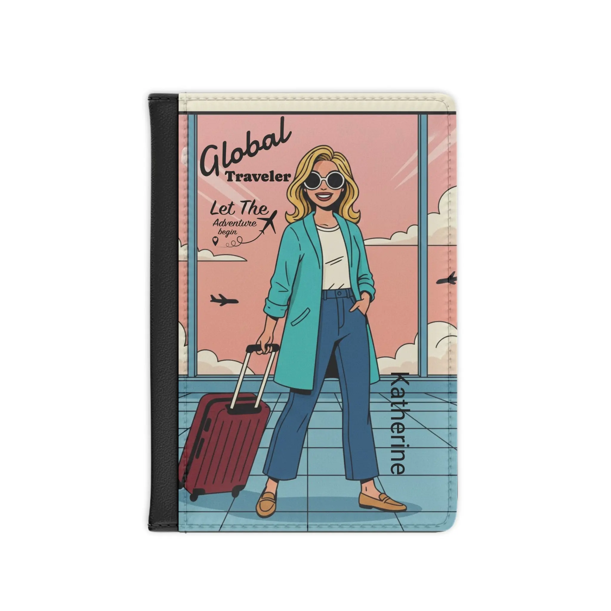 Personalized Name Passport Cover | Travel Passport Sleeve
