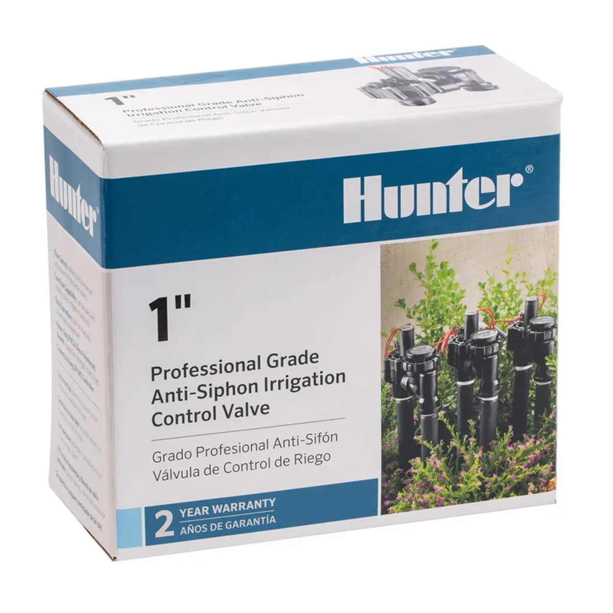 Hunter 7014328 PVC Anti-Siphon Valve, 1 in., 150 psi PGV Model, for Backflow Zones, Compatible with Triple Tool