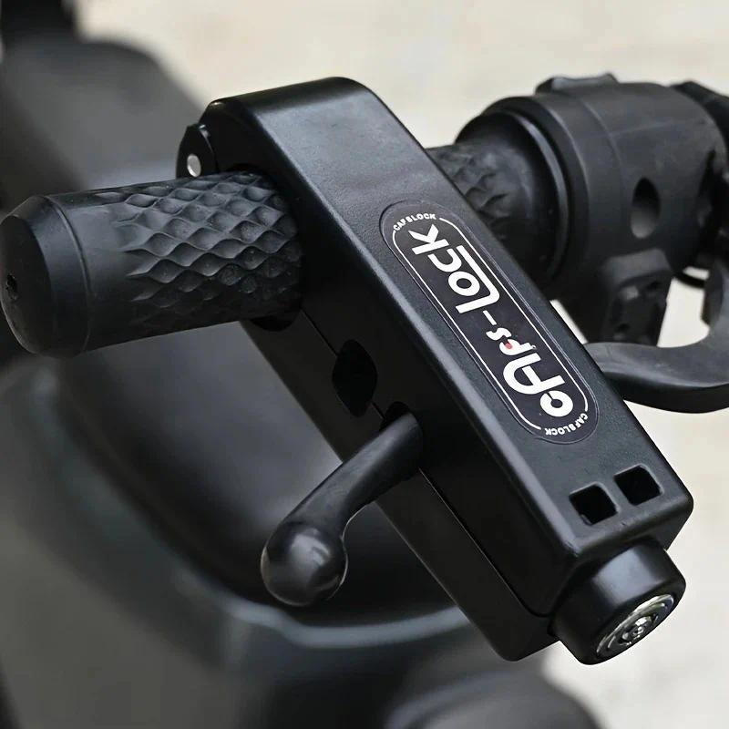 Bike Anti-Theft Lock Electric Bicycle Brake Handlebar Grip Lock Portable Prevent Theft Bike Motorcycle Locks Cycling Accessories