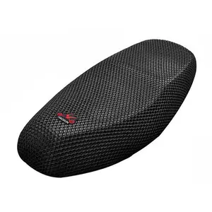 Black Motocycle Breathable Mesh Net Seat Saddle Cushion Cover Protector