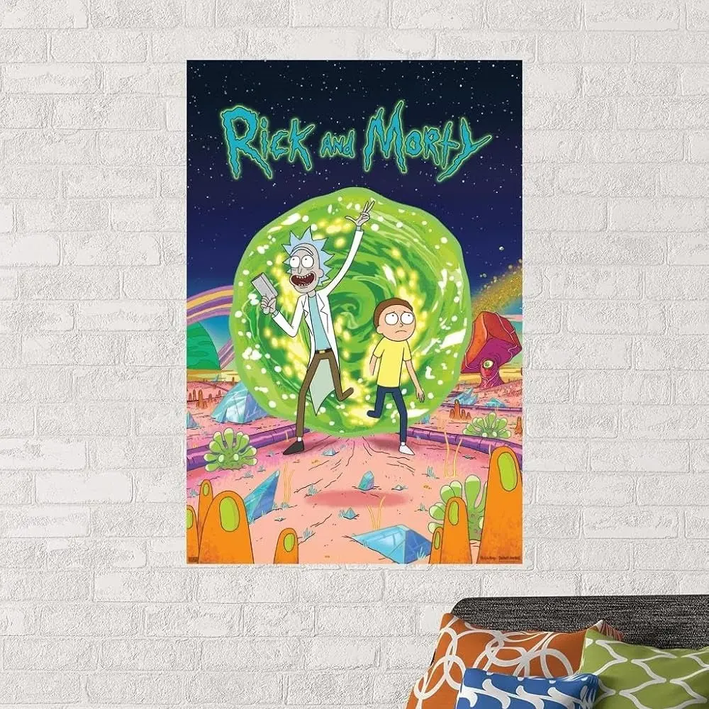 [No Framed] Trends International Rick And Morty - Cover Wall Poster
