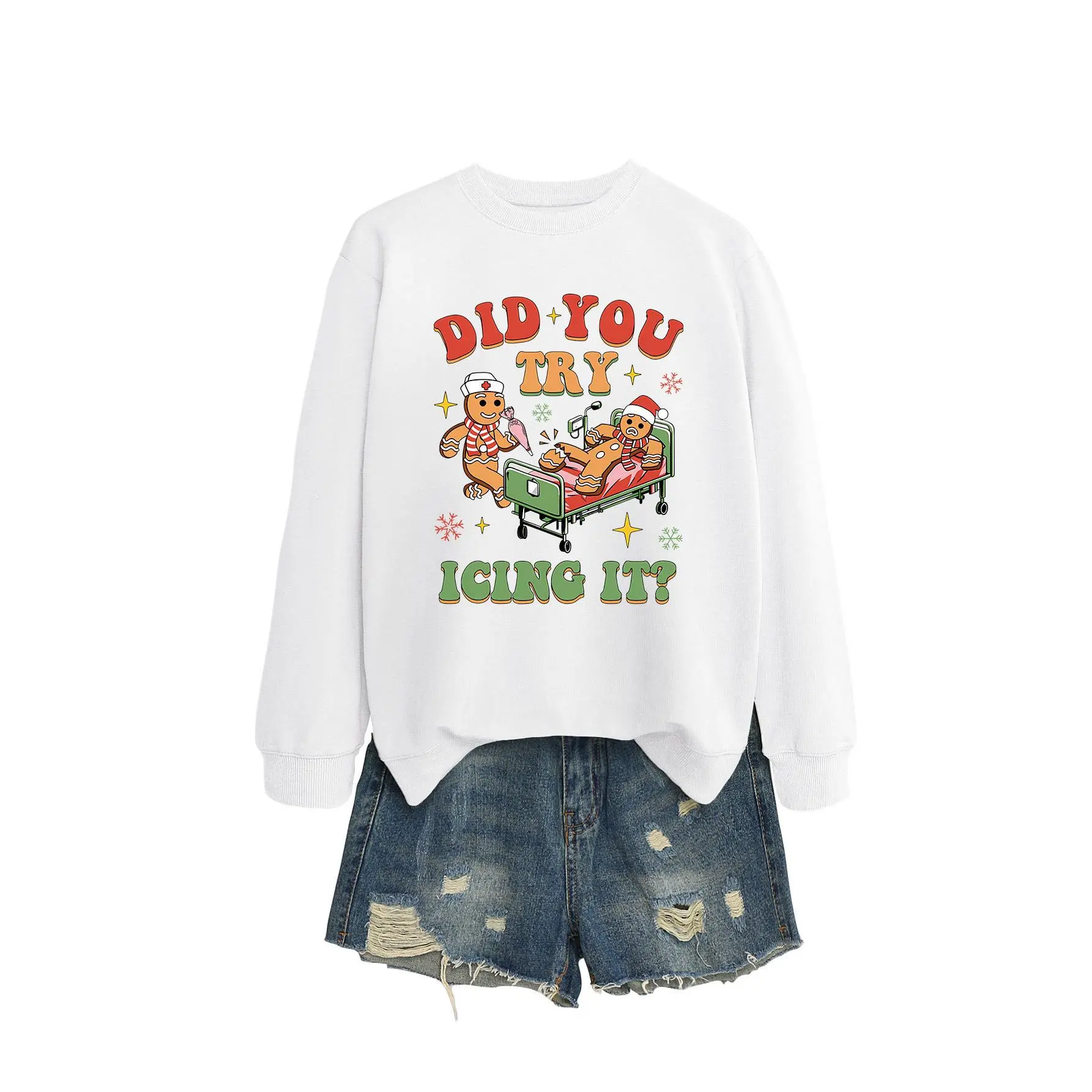 White hoodie (color picture)