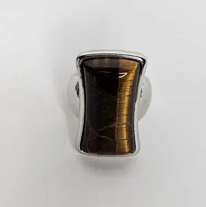 Amapola Ring Silver Brown (Anillo)