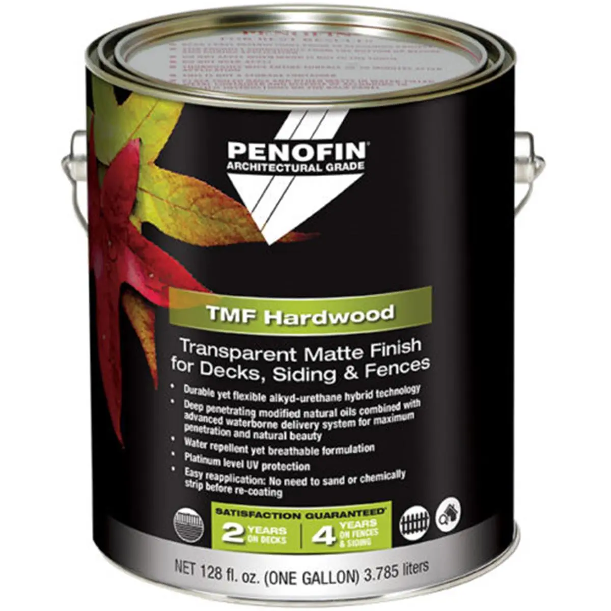 212 MAIN Penofin 292865 Outdoor Architectural Hardwood Stain - Alkyd-Urethane, Transparent Matte Finish, Natural Look, Deep Penetrates, Water Repellent