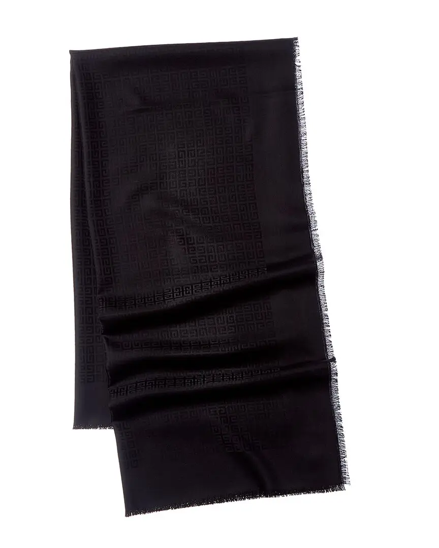 Givenchy 4G Square Large Wool & Silk-Blend Scarf