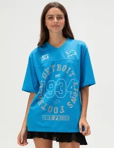 THE WILD COLLECTIVE Detroit Lions Womens Jersey