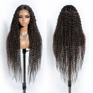 Style Icon 38” Super Long Curl Wigs Lace Front Wigs Pre-Plucked 4.5” Deeper Middle Part Wig Synthetic Wig