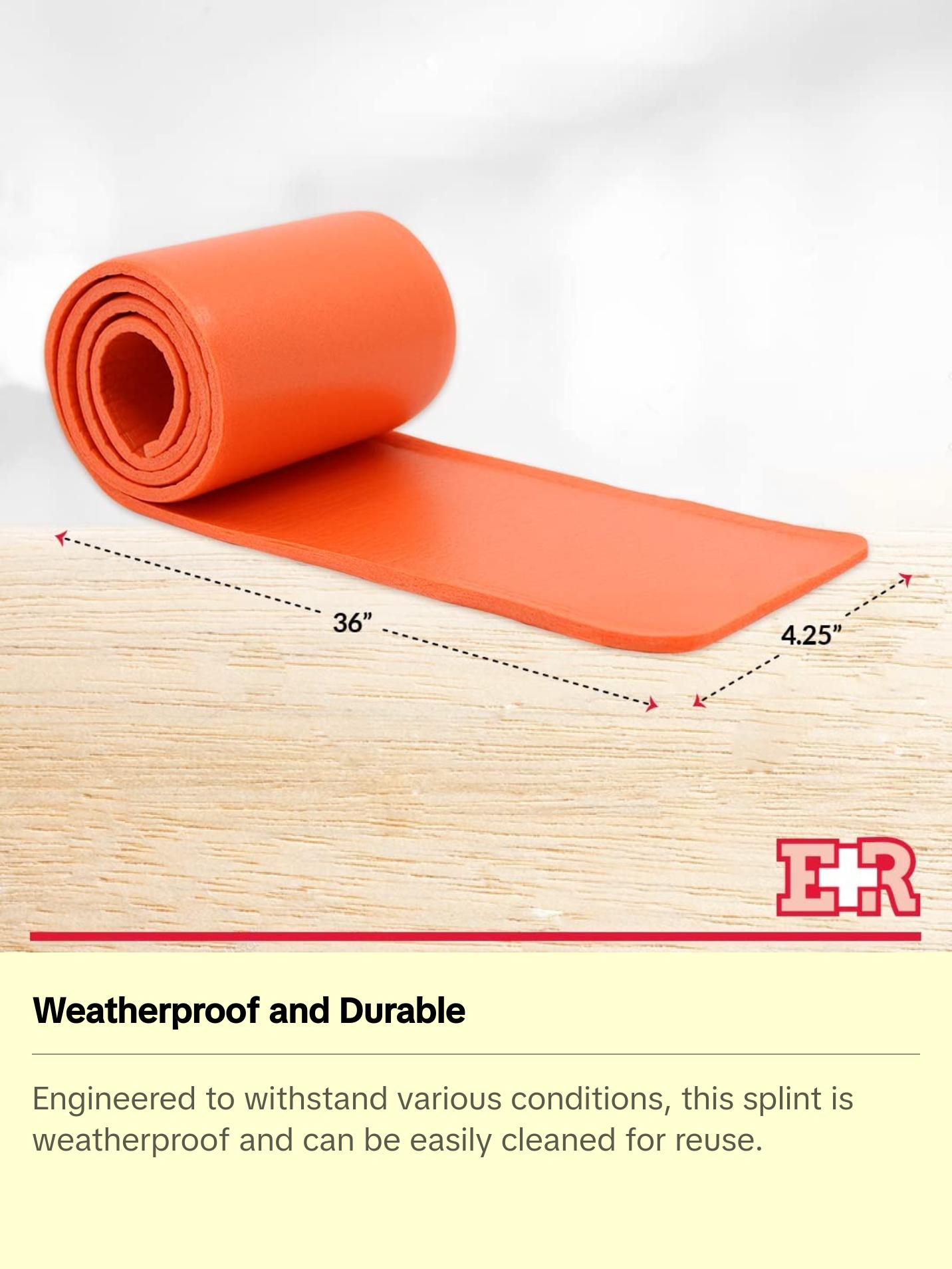 Ever Ready First Aid Universal Aluminum Splint, 36 Inch Rolled, 5 Ounce