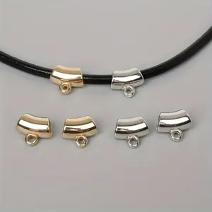 50pcs Plastic Ccb Bendable Hook Clasps, DIY Handmade Bracelet Materials, Bead Making Necklace Accessories, Craft Supplies