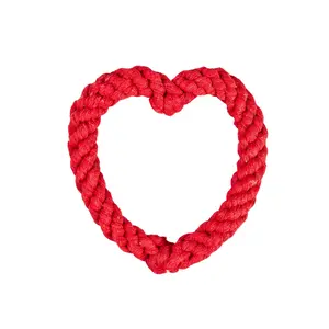 Dog Love Heart Chewing Stick, Durable Teething Toy, Dental Cleaning, Prevents Destruction, Sweet Companion for Your Pet